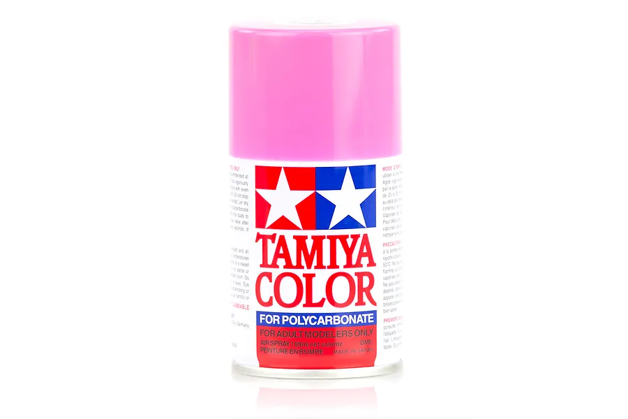 Tamiya PS-29 Fluorescent Pink Polycarbonate Spray Paint 100ml image 11763