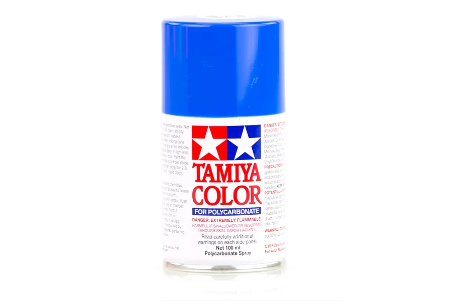 Tamiya PS-30 Brilliant Blue Polycarbonate Spray Paint 100ml image 11764