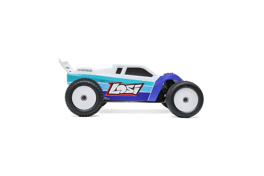Blue Aluminum Suspension Arms Upgrade For Losi Mini-T 2.0 Stadium Truck - Front & Rear A-Arms Set