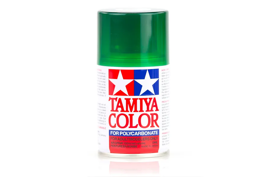 Tamiya PS-44 Translucent Green Polycarbonate Spray Paint 100ml image 11778