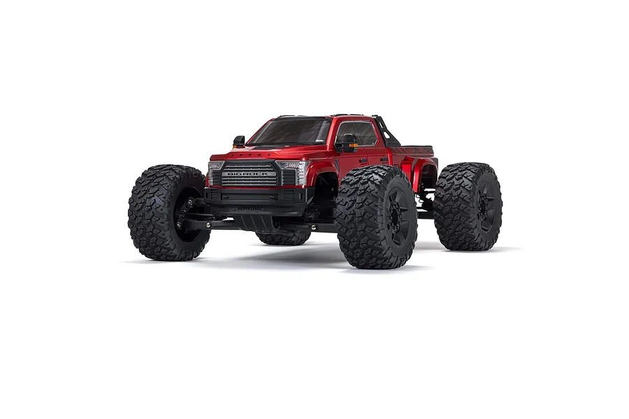 ARRMA Big Rock 6S BLX 4x4 RC Monster Truck Electric Brushless 4WD 1/7 Scale RTR - Red image 117771