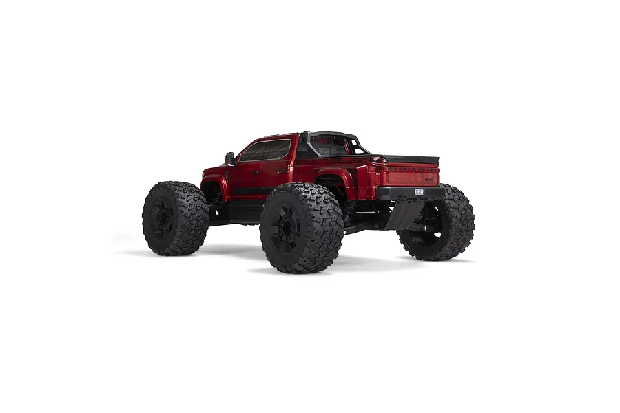 ARRMA Big Rock 6S BLX 4x4 RC Monster Truck Electric Brushless 4WD 1/7 Scale RTR - Red image 117774