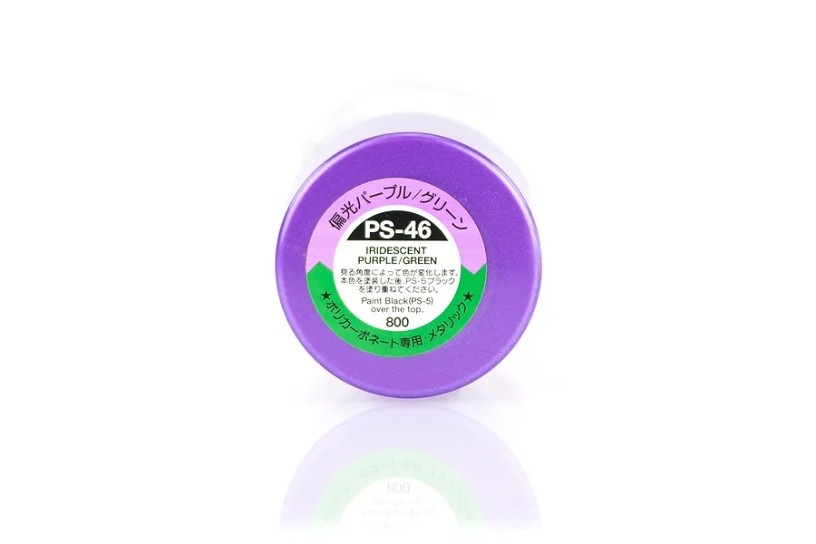 Tamiya PS-46 Iridescent Purple/Green Polycarbonate Spray Paint 100ml image 11781
