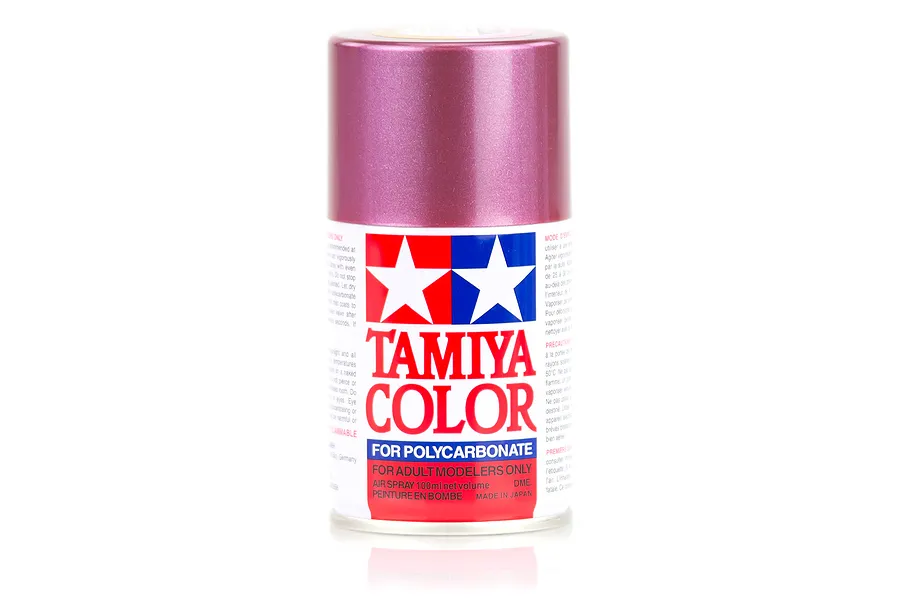 Tamiya PS-47 Iridescent Pink/Gold Polycarbonate Spray Paint 100ml image 11782