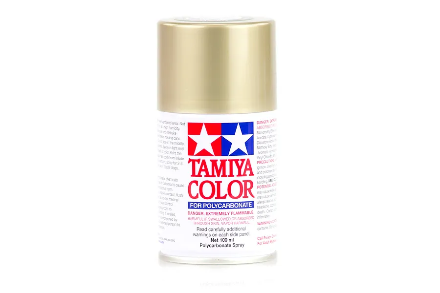 Tamiya PS-52 Champagne Gold Anodised Aluminium Polycarbonate Spray Paint 100ml image 11788