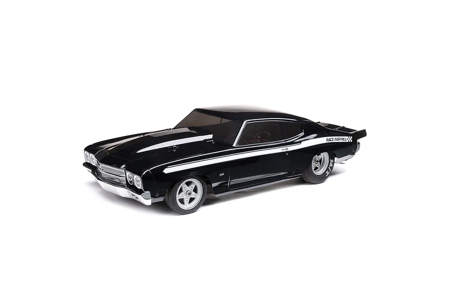 Losi 1970 Chevelle No Prep RC Drag Car Electric Brushless 2WD 1/16 Scale RTR - Black image 117982