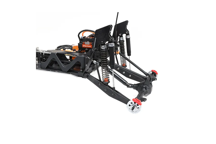 Losi Hammer Rey U4 4X4 RC Rock Racer Electric Brushless 4WD 1/10 Scale RTR - Currie Red image 118108
