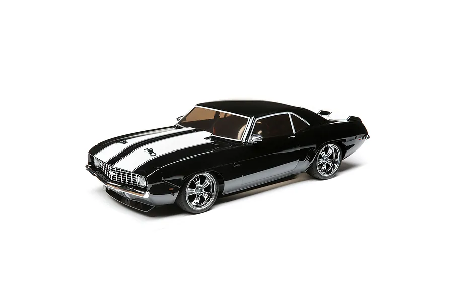 Losi 1969 Chevy Camaro V100 RC Car Electric 4WD 1/10 Scale RTR - Black image 118131