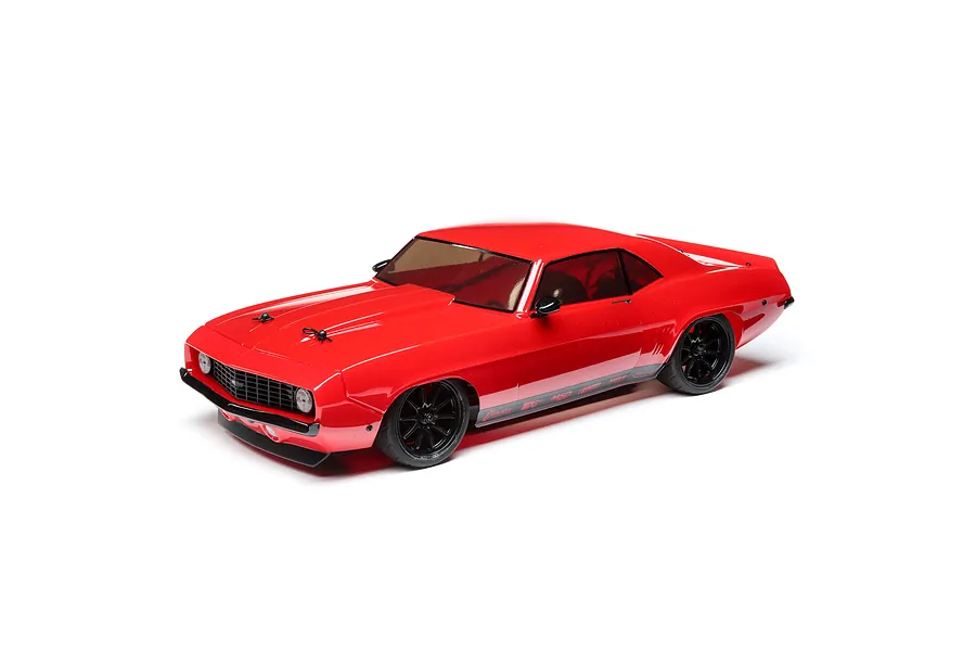 Losi 1969 Chevy Camaro V100 RC Car Electric 4WD 1/10 Scale RTR - Red image 118147