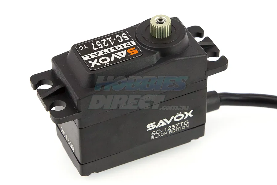 Savox Standard Black Edition 10kg Titanium Geared Servo image 11823