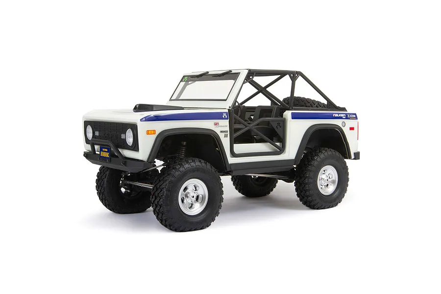 Axial SCX10 III Early Ford Bronco RC Rock Crawler Electric 4WD 1/10 Scale RTR - White image 118307