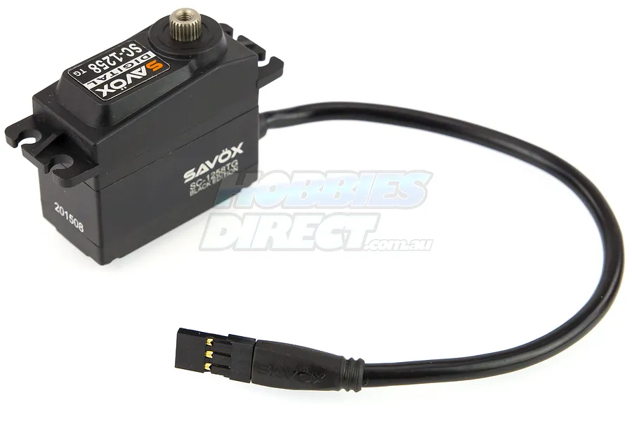 Savox SC-1258TG Black Edition 12kg 6V Coreless Titanium Geared Servo image 11836