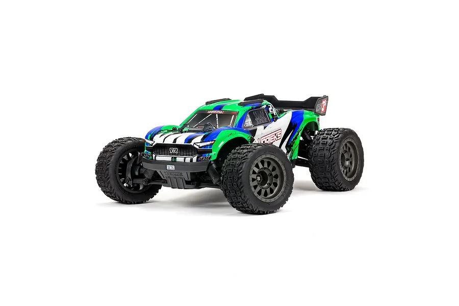 ARRMA VORTEKS 4x4 3S BLX RC Stadium Truck Electric Brushless 4WD 1/10 Scale RTR - Green image 118402