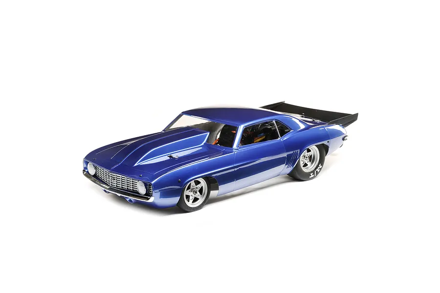 Losi 22S 1969 Camaro No Prep RC Drag Car Electric Brushless 2WD 1/10 Scale RTR - Blue image 118436