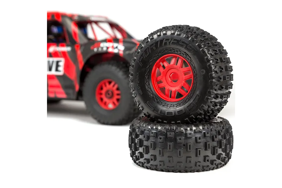 ARRMA MOJAVE 6S V2 BLX Desert Racer RC Short Course Truck Electric Brushless 4WD 1/7 Scale RTR - Red/Black image 118486