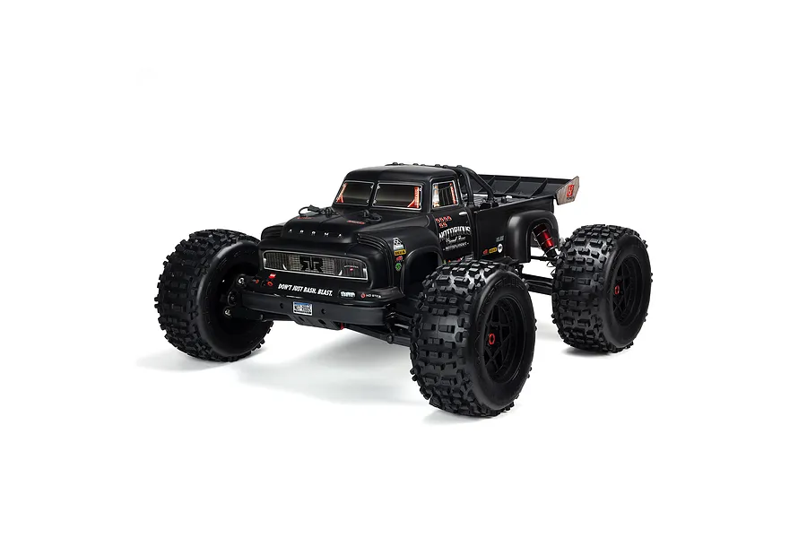 ARRMA NOTORIOUS 6S V5 4X4 BLX RC Stunt Truck Electric Brushless 4WD 1/8 Scale RTR - Black image 118501