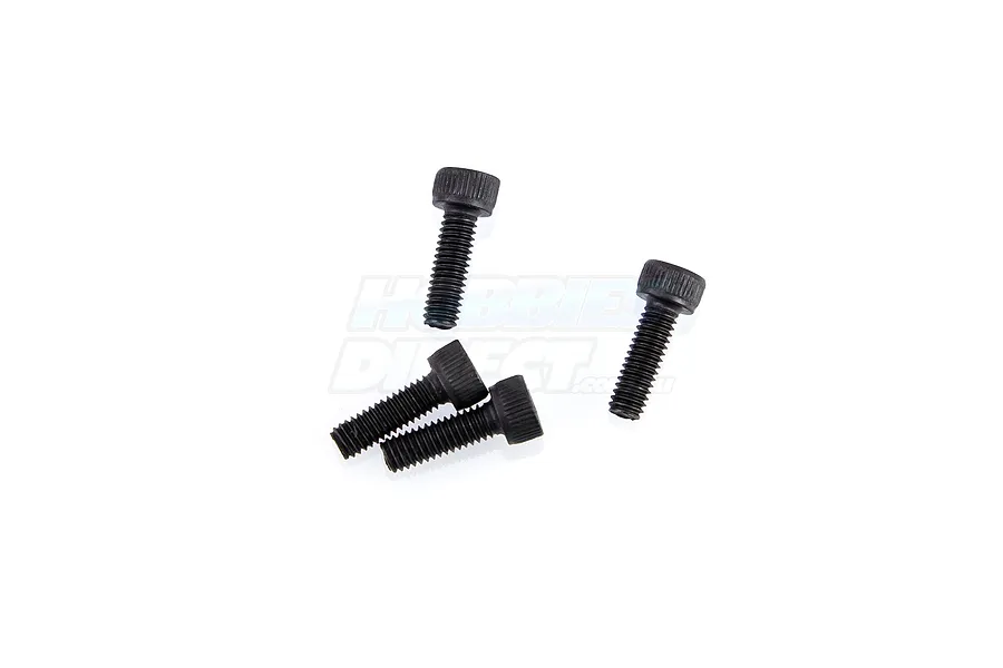Du-Bro 2.5x8mm Fine Thread Cap Head Screws 4Pcs image 11870