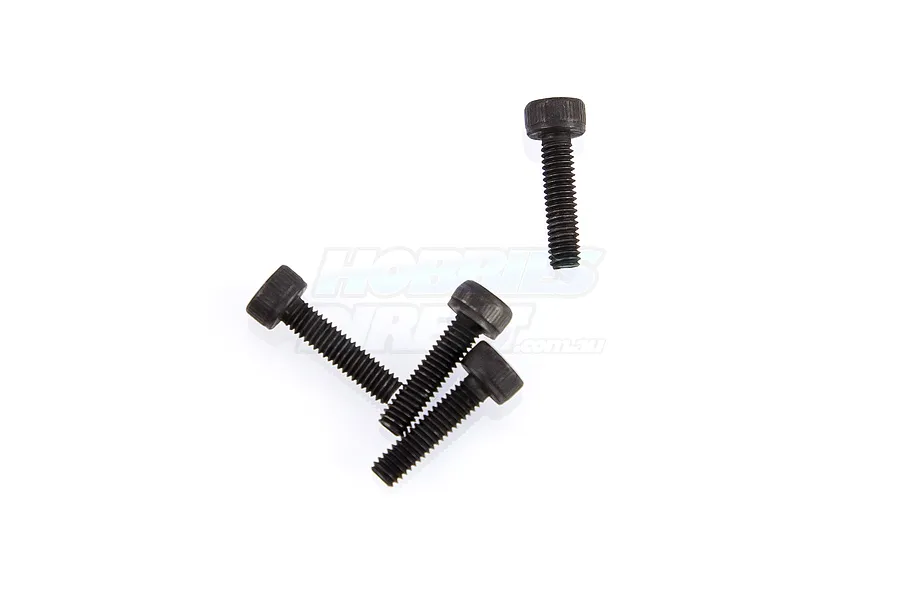 Du-Bro 2.5x10mm Fine Thread Cap Head Screws 4Pcs image 11871