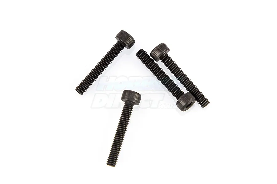 Du-Bro 2.5x15mm Fine Thread Cap Head Screws 4Pcs image 11872