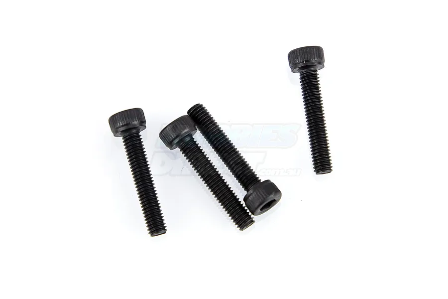 Du-Bro 3x15mm Fine Thread Cap Head Screws 4Pcs image 11877