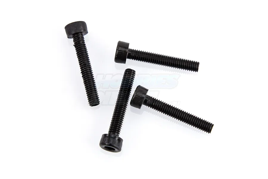 Du-Bro 3x18mm Fine Thread Cap Head Screws 4Pcs image 11878