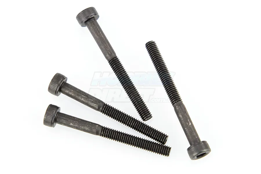 Du-Bro 3x30mm Fine Thread Cap Head Screws 4Pcs image 11880