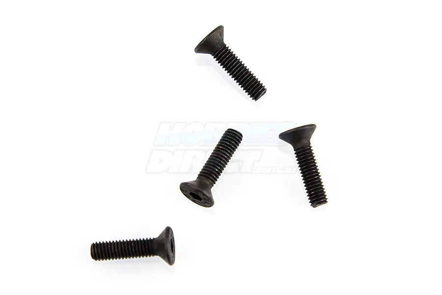 Du-Bro 3x12mm Fine Thread Countersunk Head Screws 4Pcs image 11885