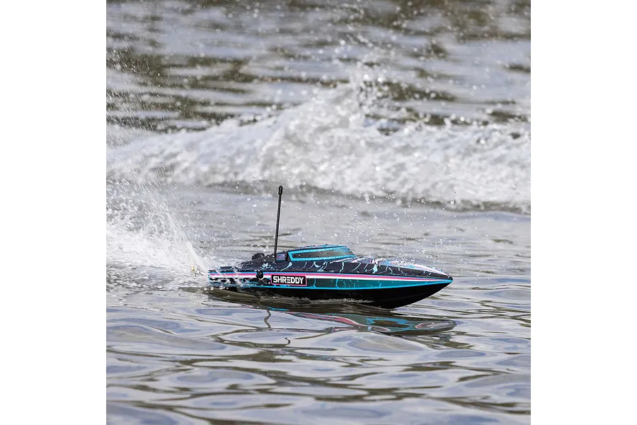 Pro Boat Recoil 2 Shreddy 18&amp;quot; Deep-V Brushless Electric RTR RC Speed Boat - Black image 118922