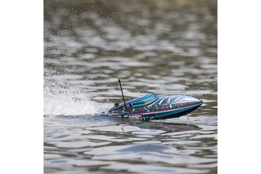 Pro Boat Recoil 2 Shreddy 18&amp;quot; Deep-V Brushless Electric RTR RC Speed Boat - Black image 118924