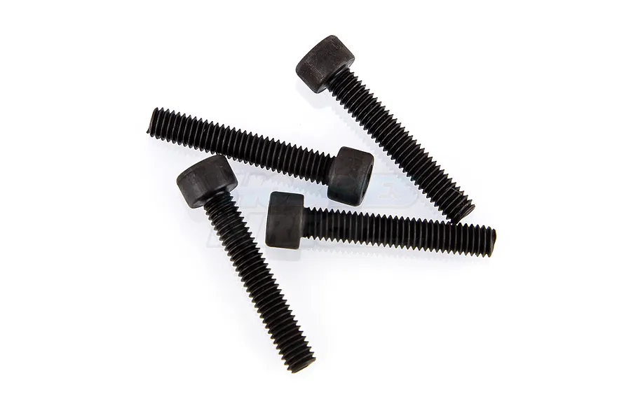 Du-Bro 3.5x20mm Fine Thread Cap Head Screws 4Pcs image 11894
