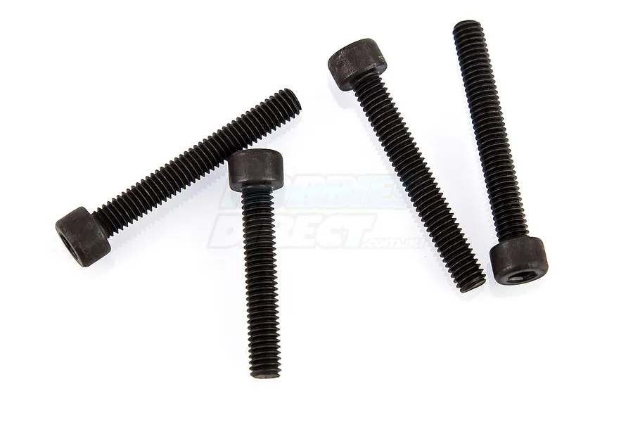 Du-Bro 3.5x25mm Fine Thread Cap Head Screws 4Pcs image 11895