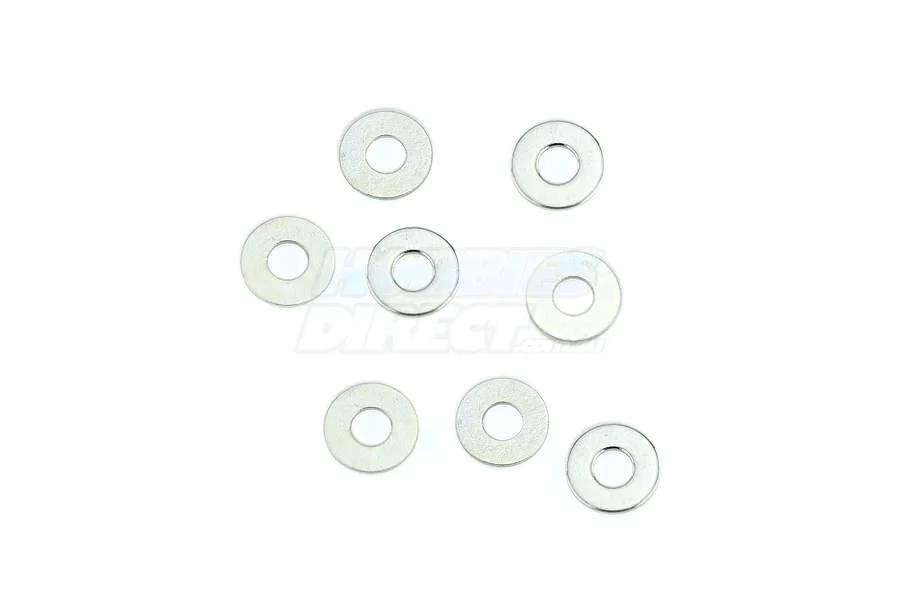 Du-Bro 2.5x6x0.5mm Washers 8Pcs image 11908