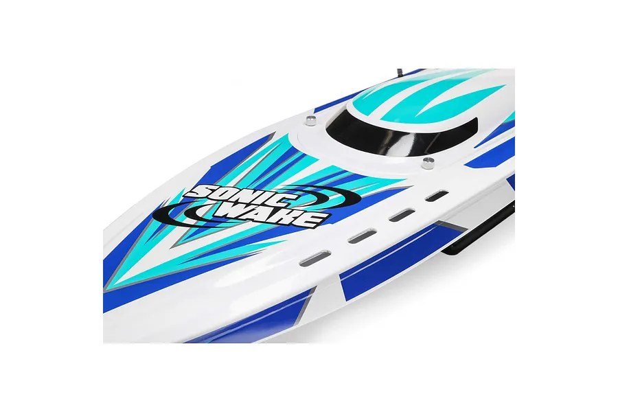 Pro Boat Sonicwake V2 36&amp;quot; RC Speed Boat Brushless Deep-V RTR - White image 119205