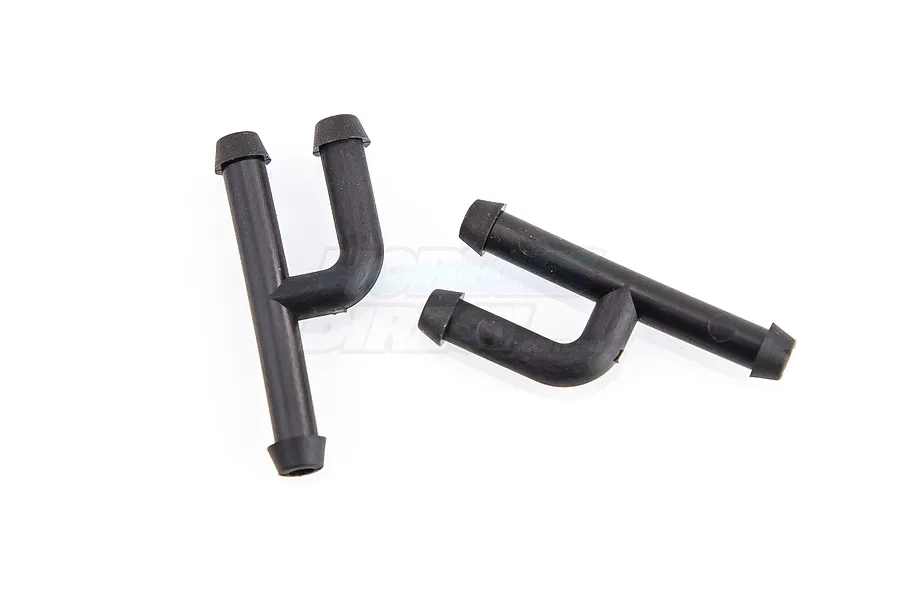 Du-Bro Black In-Line Y Fuel Adapters 2Pcs image 11922