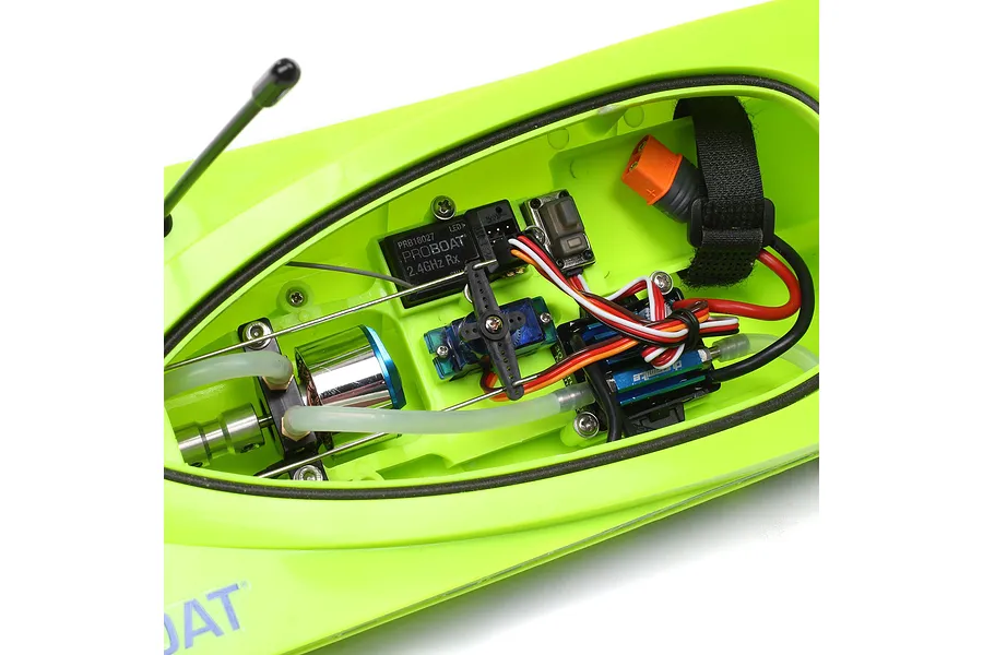 Pro Boat Miss Geico Power Boat Racer 17&amp;quot; Deep V Brushless Electric RC Speed Boat image 119316
