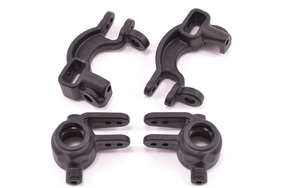 RPM Black Slash 4WD/Stampede 4WD/Telluride/Rally Steering Hub &amp;amp; Hub Carrier Set image 11933