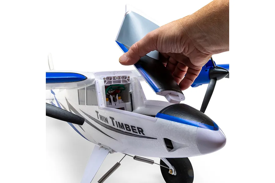 E-Flite RC Plane Twin Timber STOL 1.6m 3D Aerobatic PNP image 119406