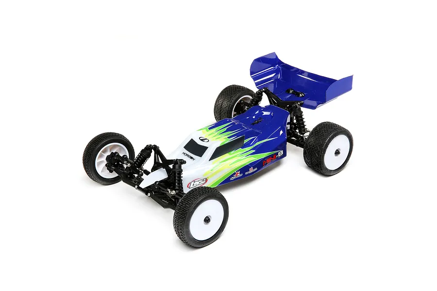 Losi Mini-B 2.0 RC Buggy Electric 2WD 1/16 Scale RTR - Blue image 119474