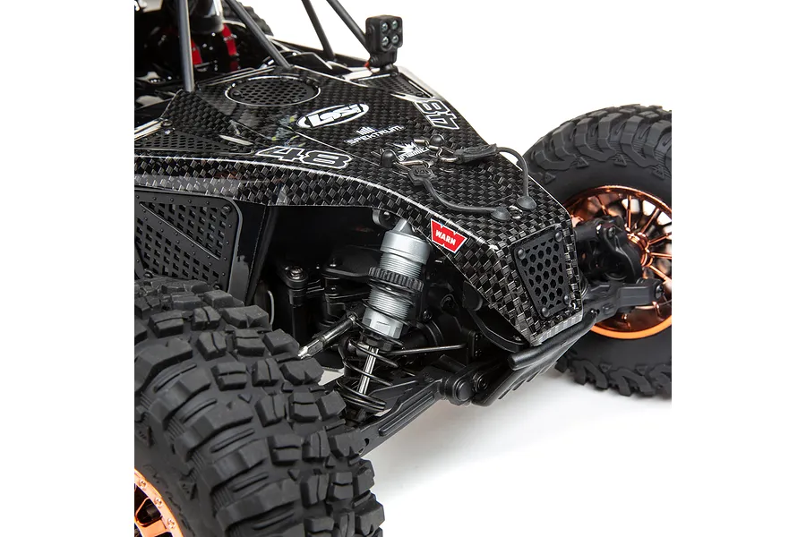 Losi Lasernut 2.2 4S RC Desert Buggy Electric Brushless 4WD 1/10 Scale RTR - Black image 119529