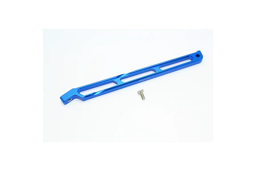 GPM Aluminium Centre Rear Chassis Brace - Blue image 119617