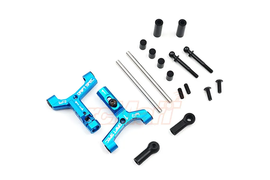 Yeah Racing Blue Aluminium Tamiya TT-02 RWD Adjustable Front Lower Suspension Arms 2Pcs image 119690