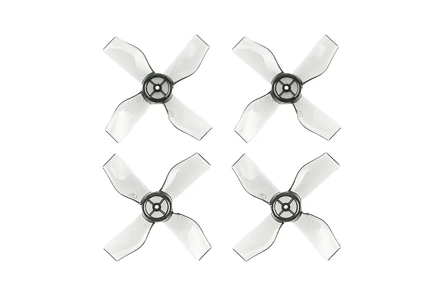 BetaFPV Gemfan 31mm 4-Blade Propellers 4Pcs - Transparent Grey image 119800