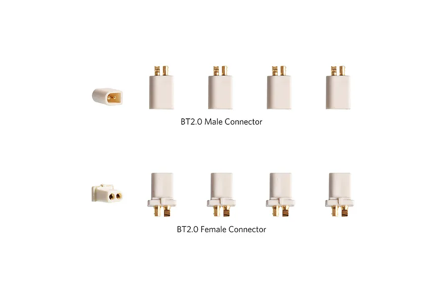 BetaFPV 5-Male and 5-Female BT2.0 Connector Set 10Pcs image 119824