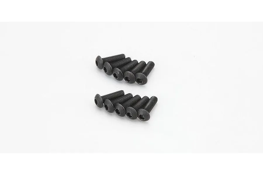 Kyosho 3x10mm Fine Thread Button Head Screws 10Pcs image 119852