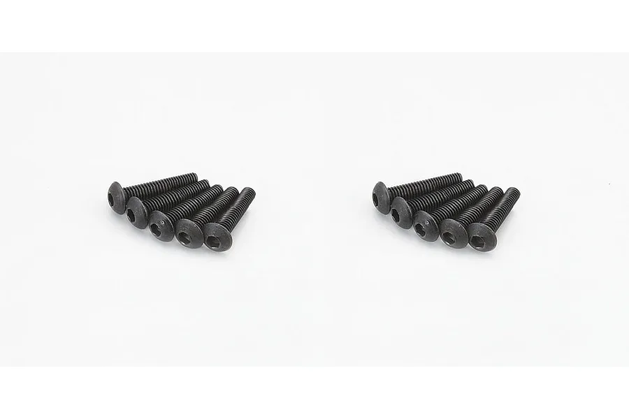 Kyosho 3x15mm Fine Thread Button Head Screws 10Pcs image 119855