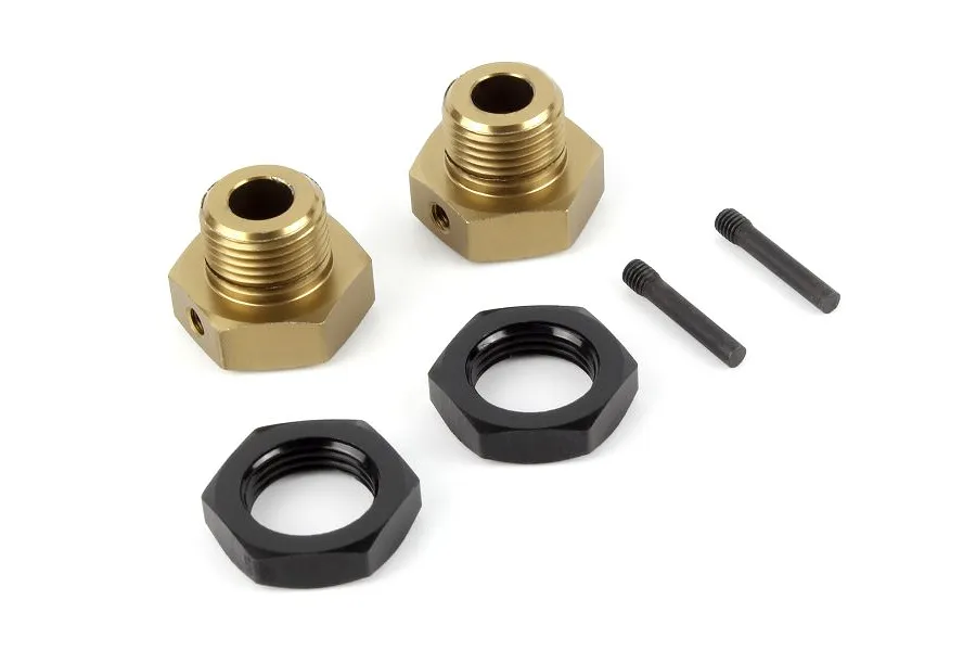 Maverick Aluminium 17mm Wheel Hexes Set 2Pcs - Gold image 119856