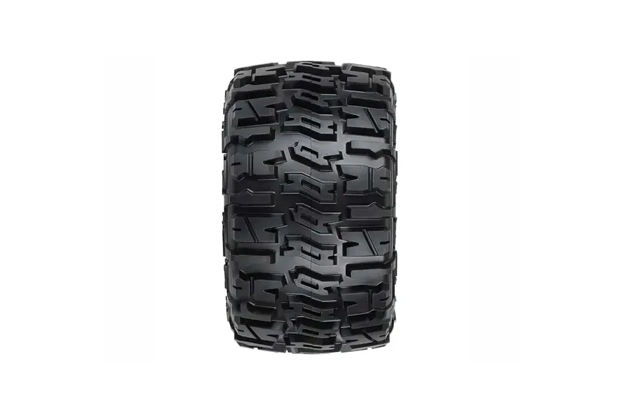 Pro-Line 2.8&amp;quot; Trencher MTD Tyres on Black Raid Rims - Glued Wheels 2Pcs image 119889
