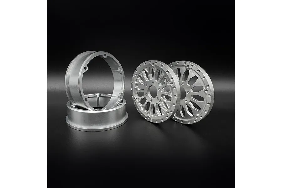 Reefs RC 2.2&amp;quot; Aluminium Shield Beadlock Rims 2Pcs image 119940