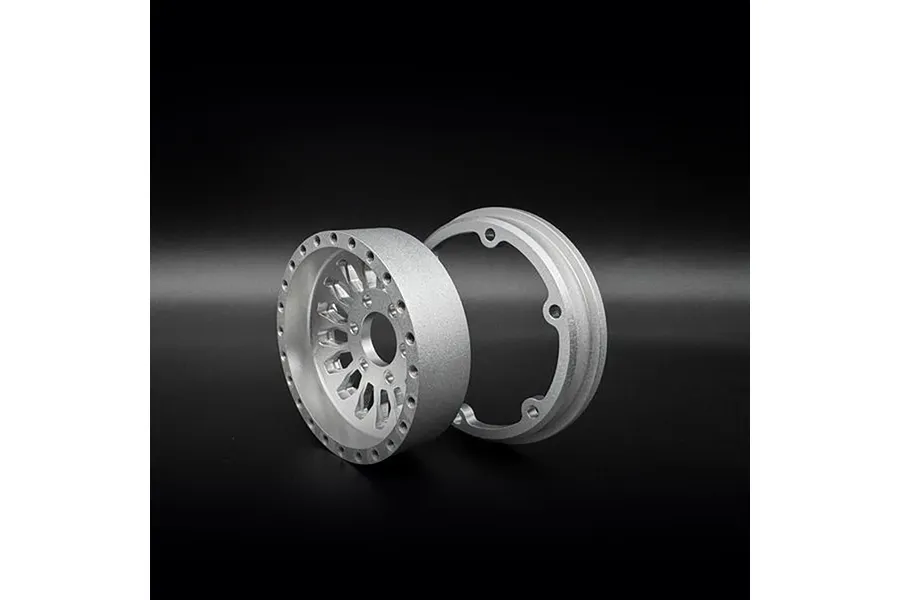 Reefs RC 1.9&amp;quot; Aluminium Shield Deep Dish Beadlock Rims 2Pcs image 119942