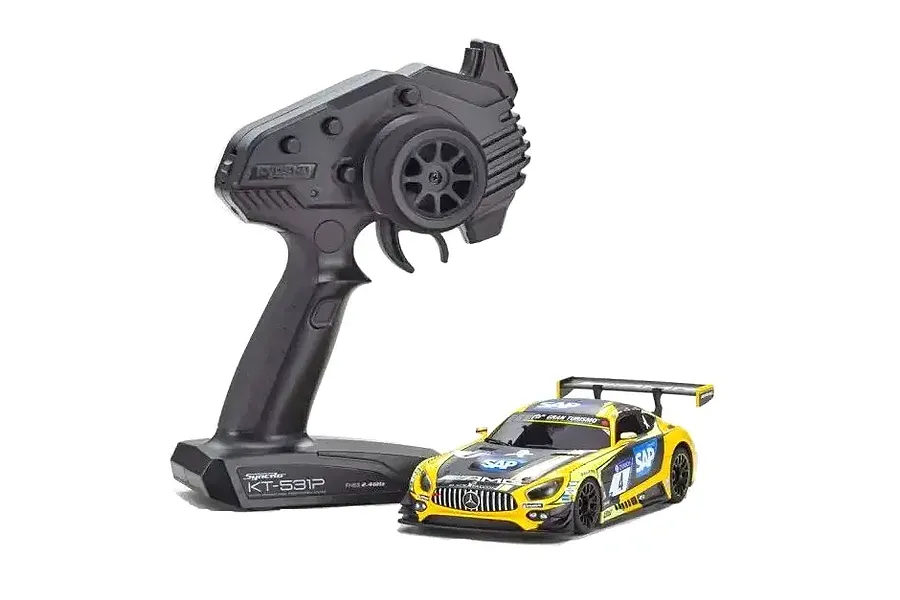Kyosho Mini-Z MR-03 2018 Mercedes-AMG GT3 Nurburgring RC Car Electric RWD RTR - HTP Motorsport No.47 image 120078
